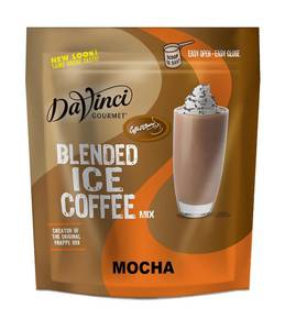 lot 3786 image: DaVinci Gourmet Mocha Blended Iced Coffee Mix, 3 Pound (Pack of 1) BB FEB 24