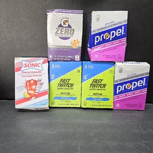 lot 3796 image: Lot of 6 Zero Drink Mix See pictures for BBD