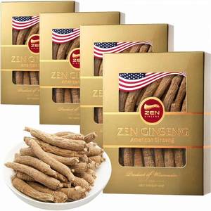lot 3846 image: 4 Boxes of American Wisconsin Ginseng - Small Long Root - Premium Quality Panax Ginseng. Boosts Body Immunity, Energy for Men & Women (16oz) BB DEC 29