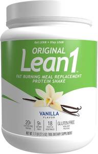 lot 3861 image: Lean1 Vanilla, Meal Replacement Protein Shake, 15 Serving Tub. BB AUG 26