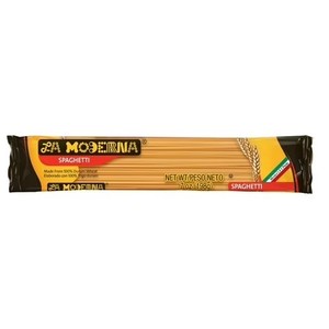 lot 3900 image: Lot of 10, La Moderna Spaghetti Pasta has been of preference for many generations, made from 100% durum wheat with a 16 oz convenient size. To cook this delicious pasta, follow simple included instructions. BB AUG 27