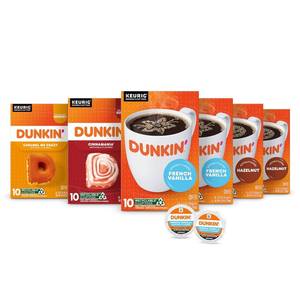 lot 3937 image: Dunkin Mixed Flavor Coffee Variety Pack, 60 Keurig K-Cup Pods. BB OCT 2025