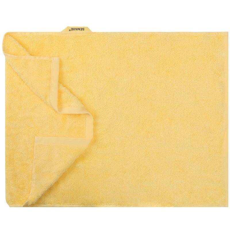 lot 2028 image: Hand Towel for Bathroom, 100% Combed Cotton with Hanging Loop,1 Pc Yellow Hand Towel 27 L x 16 W Retail $9.97
