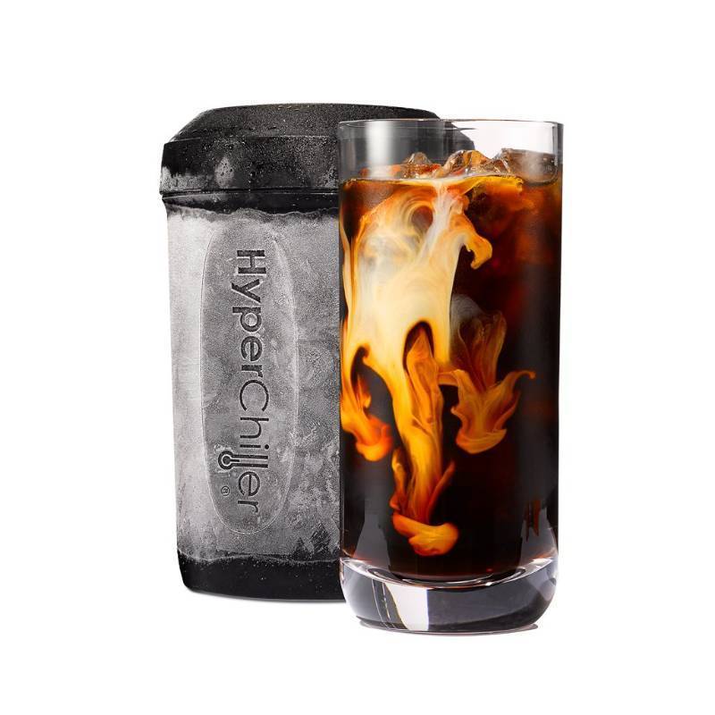 lot 2001 image: HyperChiller HC2 Patented Iced CoffeeBeverage Cooler, Ready in One Minute, Reusable 12.5 Oz, Black - Retail $19