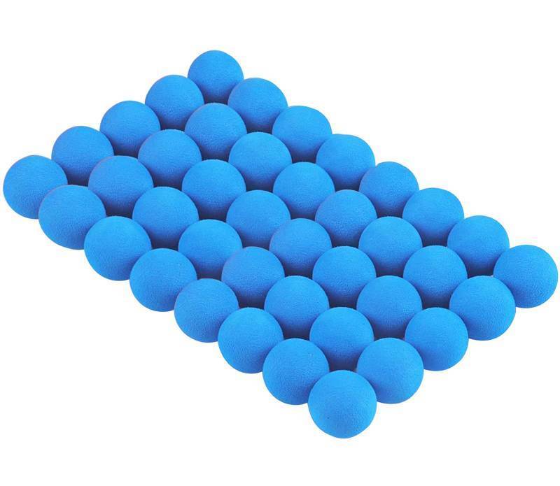 lot 2006 image: DX DA XIN Foam Balls 40 PCS for Air Popper Gun Blaster Guns Refill Bullets Toys Foam Blasters Replacement Foam Bullet Ball Launcher Extra Balls, Blue - Retail $19