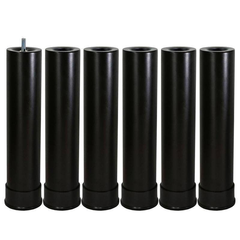 lot 2116 image: 11 Inch Metal Adjustable Bed Base Frame Leg Replacement Heavy Duty Extra Height Leg Compatible with 93% of Frameworks Such as M8 M10 Thread (Set of 6) - Retail $70