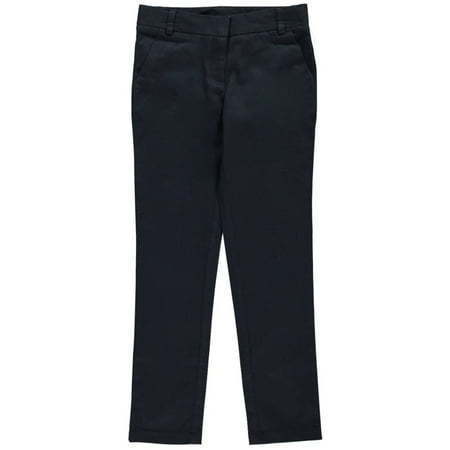 lot 2128 image: Nautica Big Girls Stretch Skinny Uniform Pants Size 14 Black Retail $36.00