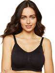 Motherhood Maternity Women's Maternity Seamless Clip Down Nursing Bra, Black, Small Retail $25.00