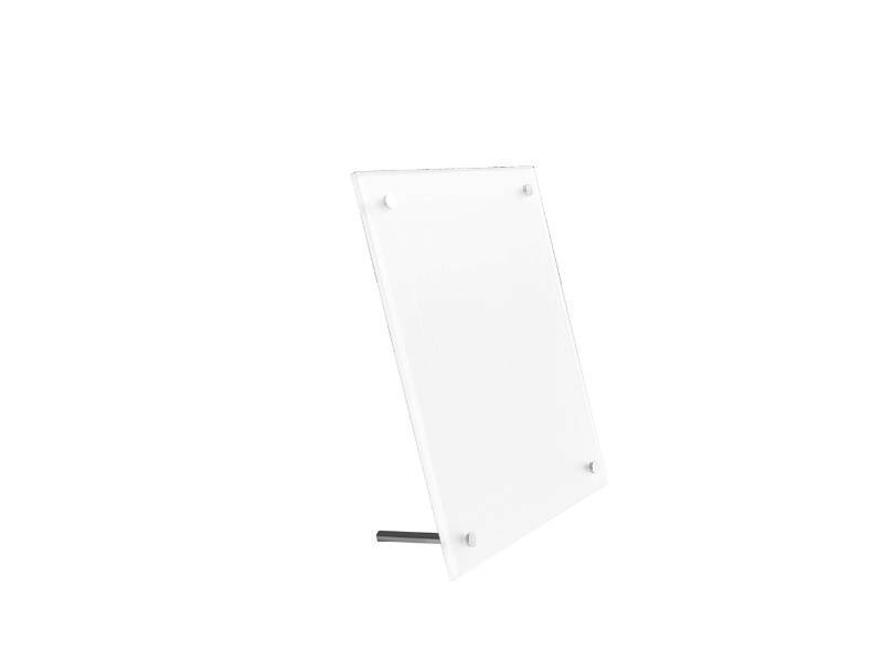 lot 1102 image: Missartist Frameless Tabletop Photo Frames Free Standing Clear Acrylic Desktop Picture Frame (11x14) Retail $19.12