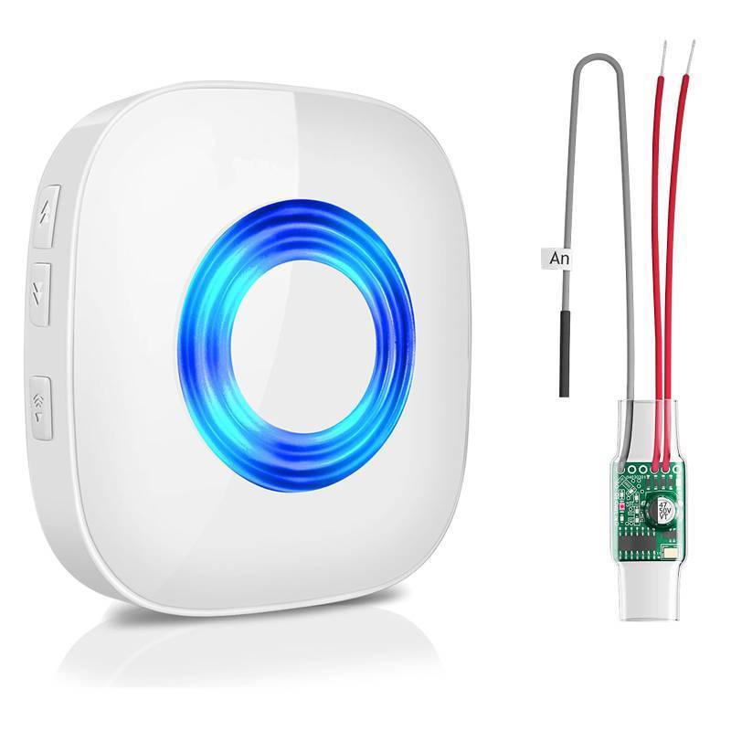 lot 1103 image: Doorbell Extender To Use With Existing Wired Doorbell with 1 Extender1 Receiver��656 FT Range, 58 Chimes and 5 Volume Levels & LED Flash, Door Chime Extender for HomeGarageBasement Retail $62