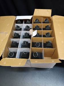 lot 1052 image: Mini Hanging Lanterns with LED Flameless Candles - Bulk Lot of 20 - Retail $35