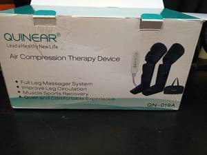 lot 1002 image: Quinear Air Compression Leg Massager QN-019A - Retail $50