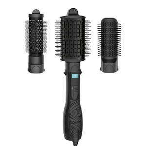 lot 1055 image: Conair The Curl Collective 3-in-1 Blowout Kit  3 Interchangeable Brush Attachments to Create Your Perfect Blowout NPTCCB01 - Retail $63