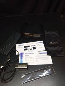 lot 1057 image: Lucyd Lyte Bluetooth Smart Sunglasses with Tortoise Frame - Retail $49