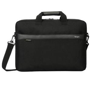 lot 1114 image: Targus 15-16 Geolite EcoSmart Slim Briefcase - Black - Retail $41