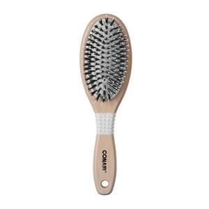 lot 1115 image: Conair Shines & Smooths Style Boar & Nylon Bristle Cushion Hair Brush - Retail $24