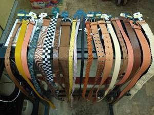 lot 1139 image: Mixed Womens Fashion Belt Lot  of 20 pieces All size Medium - Retail $120