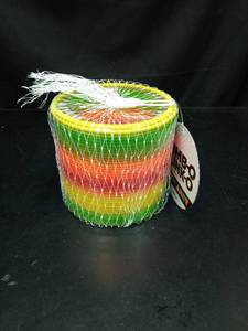 lot 1147 image: Jumb-O Slink-O Jumbo Rainbow Fidget Toy by Toy Planet - Retail $12