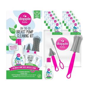 lot 1148 image: Dapple On the Go Breast Pump & Baby Bottle Cleaning Kit - Retail $15