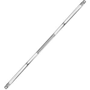 lot 41 image: FRENCH FITNESS CHROME 42 DUAL HOOK STRAIGHT BAR CABLE ATTACHMENT (NEW)