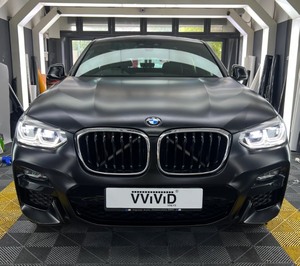 WIViD+ Satin Black Premium Vinyl Wrap Film (15ft x 5’)