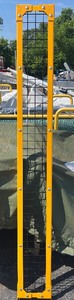lot 156 image: Yellow Steel Frame w Wire Protector - 6 x 7