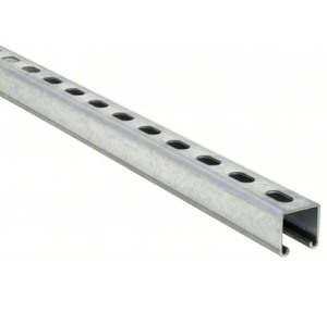 lot 106 image: Unistrut 1-58 X 1-58 x 96 Slotted Channel, 12 Gauge