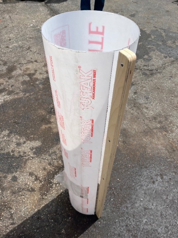 lot 185 image: 48 x 12 Pillar PVC Form