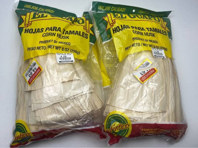 lot 164 image: Mexican Corn Husks for Tamales - El Guapo Brand