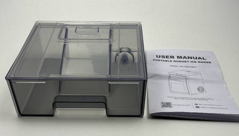 lot 198 image: Portable Nugget Ice Maker Model HZB-20EN with Manual