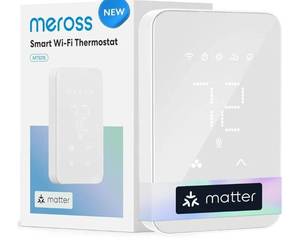 Matter Smart Thermostat for Electric Baseboard Heater, Works with Alexa, HomeKit, Google, SmartThings, Programmable WiFi Thermostat for House, Energy Saving, App & Voice Control for Smart Home - Retail: $75