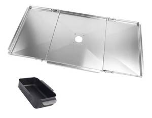 lot 37533 image: Adjustable Grease Tray with Catch Pan for Charbroil Performance Grill Replacement Parts 463332718 463243519 463335517 463347017 463376018P2, Grill Drip Pan for Charbroil Grease Tray Replacement - Retail $40