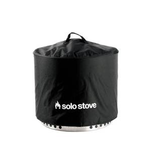 lot 37546 image: Solo Stove Bonfire Shelter  Protective Cover  Water-Resistant  PVC-coated polyester  Black - Retail $60