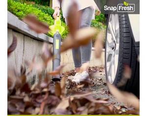 lot 37585 image: SnapFresh 20V Leaf Blower, Leaf Blower Cordless with 2.0Ah Battery & Fast Charger, 2.7lbs Lightweight Electric Leaf Blower, 2 Speed Modes. MISSING BATTERY and CHARGER. - Retail $51