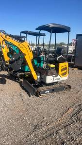 lot 403 image: XZ20R Compact Mini Excavator with Canopy