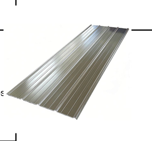 lot 171 image: Galvalume Steel Roofing Panels 50 Piece Set white