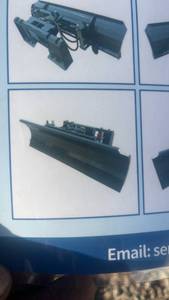 lot 426 image: 84 Inch Universal Skid Steer Dozer Blade Snow Plow Attachment