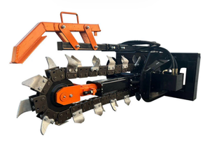 lot 434 image: Mower King ECSSCT72 48-Inch Skid Steer Trencher Attachment