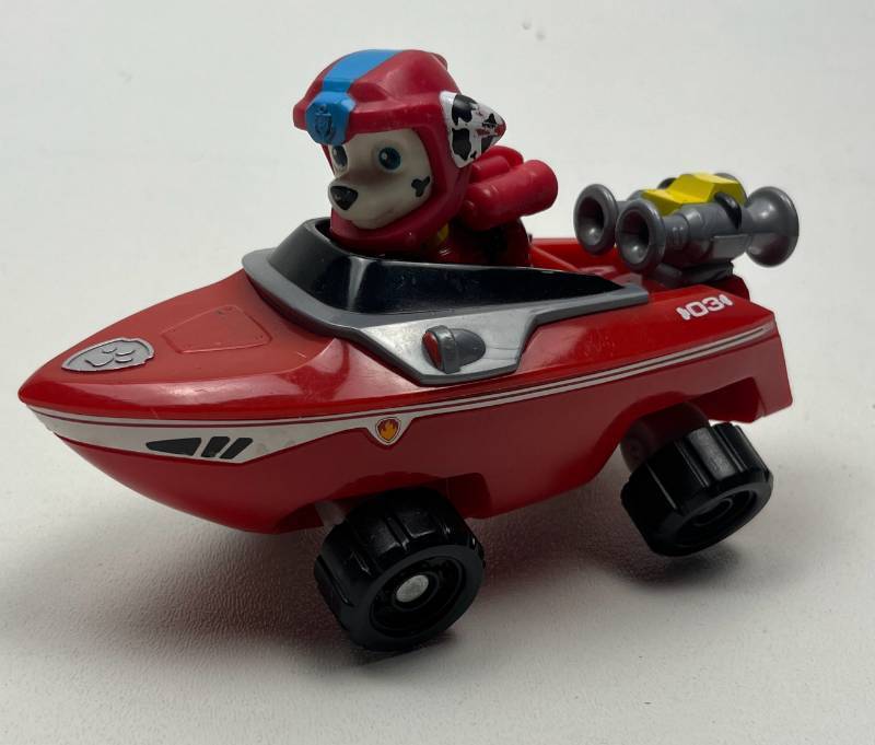 lot 109 image: Paw Patrol Marshall Sea Patrol Vehicle with Figure