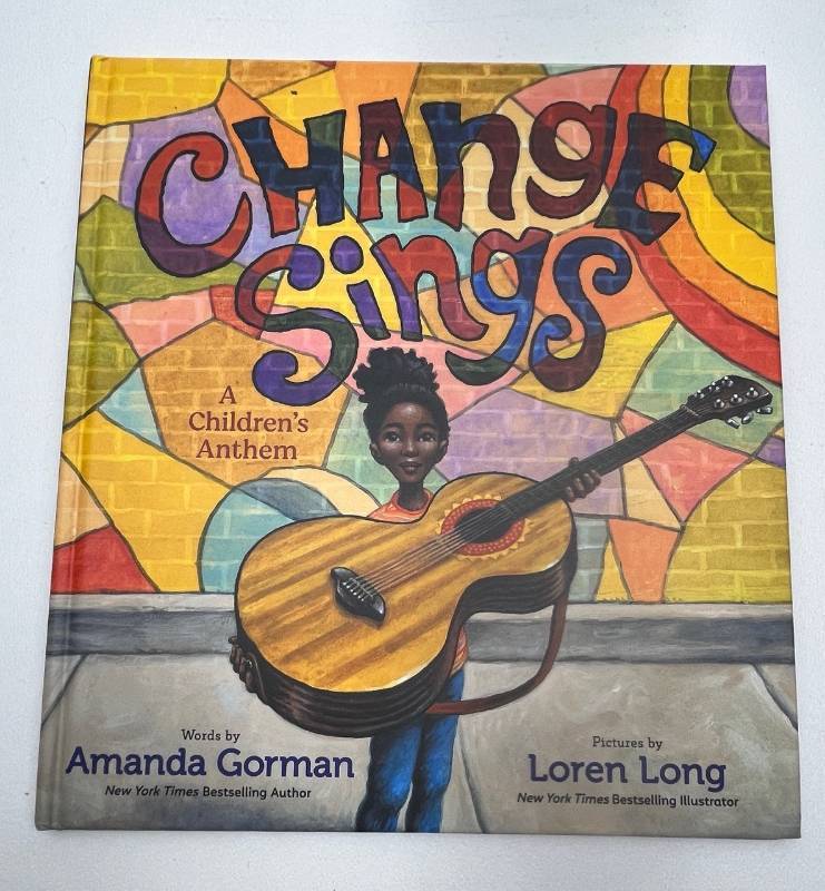 lot 129 image: Change Sings A Childrens Anthem by Amanda Gorman