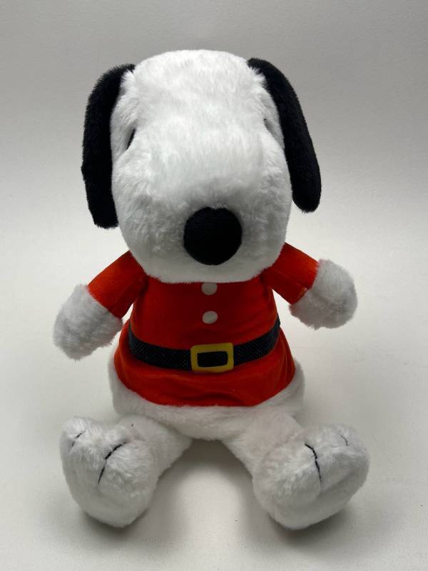lot 202 image: Snoopy Christmas Santa Outfit Plush Toy