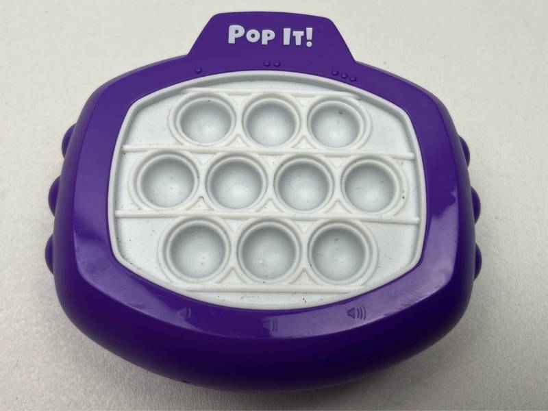 lot 219 image: Pop It Electronic Light Up Fidget Toy Purple