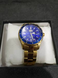 lot 3897 image: Invicta Master of the Oceans Swiss Made Mens Watch Gold Tone (Will Need a Battery)