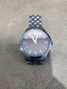 lot 3899 image: Armani Exchange Mens Stainless Steel Watch with Blue Dial (Will Need a Battery)