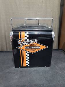Harley Davidson Motor Cycles Branded Cooler with Racing Stripes