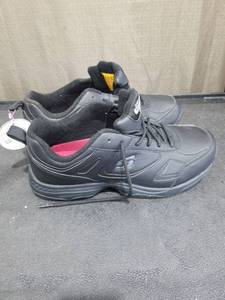 lot 3943 image: Skechers Work Relaxed Fit Memory Foam Safety Shoes Size 10.5