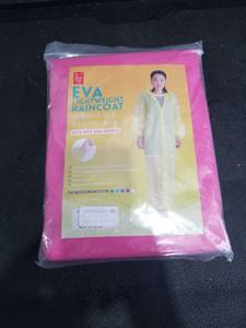 lot 3976 image: EVA Lightweight Raincoat Adult Waterproof Rain Coat