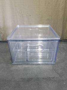 lot 3996 image: Clear Acrylic Makeup Organizer with Multiple Compartments