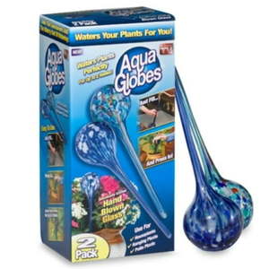 lot 4000 image: Tri Sales Marketing AG011436 Aqua Globe Waterer-2PK AQUAGLOBE WATERER