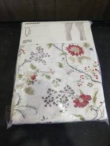 lot 4980 image: IKEA INGMARIE Floral Curtains 2-Pack